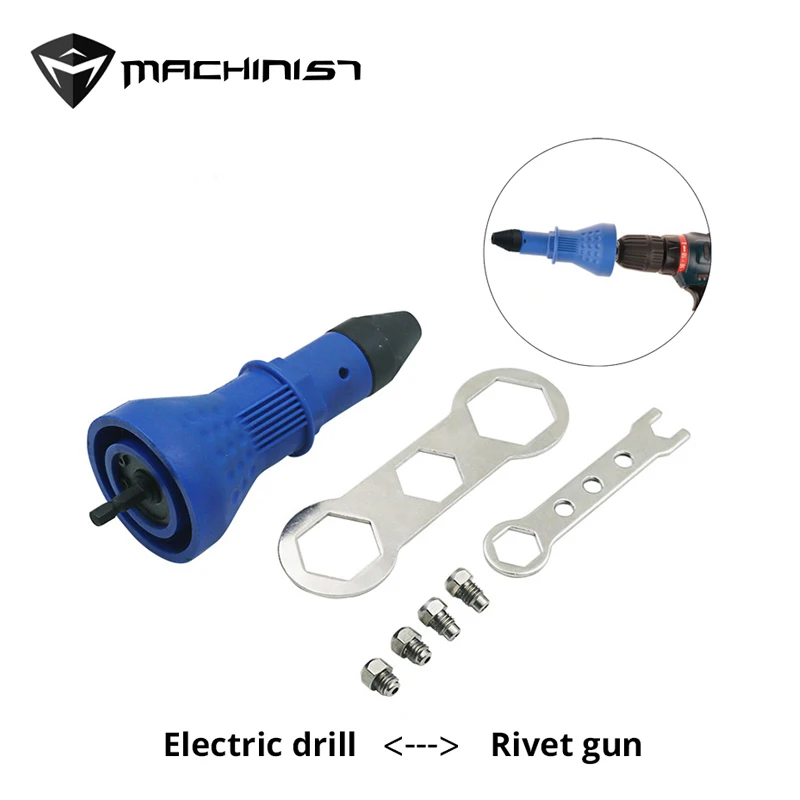 Electric Rivet Nut Gun Riveting Tool Cordless Riveting Drill Adapter