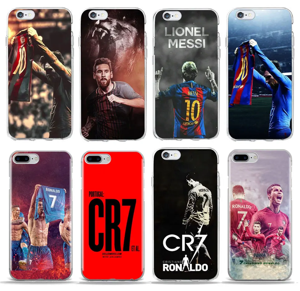 

Football star Messi Ronaldo CR7 Case for huawei P20 Lite P8 P9 P10 lite Honor 10 mate 10 Lite Soccer player TPU Silicone case