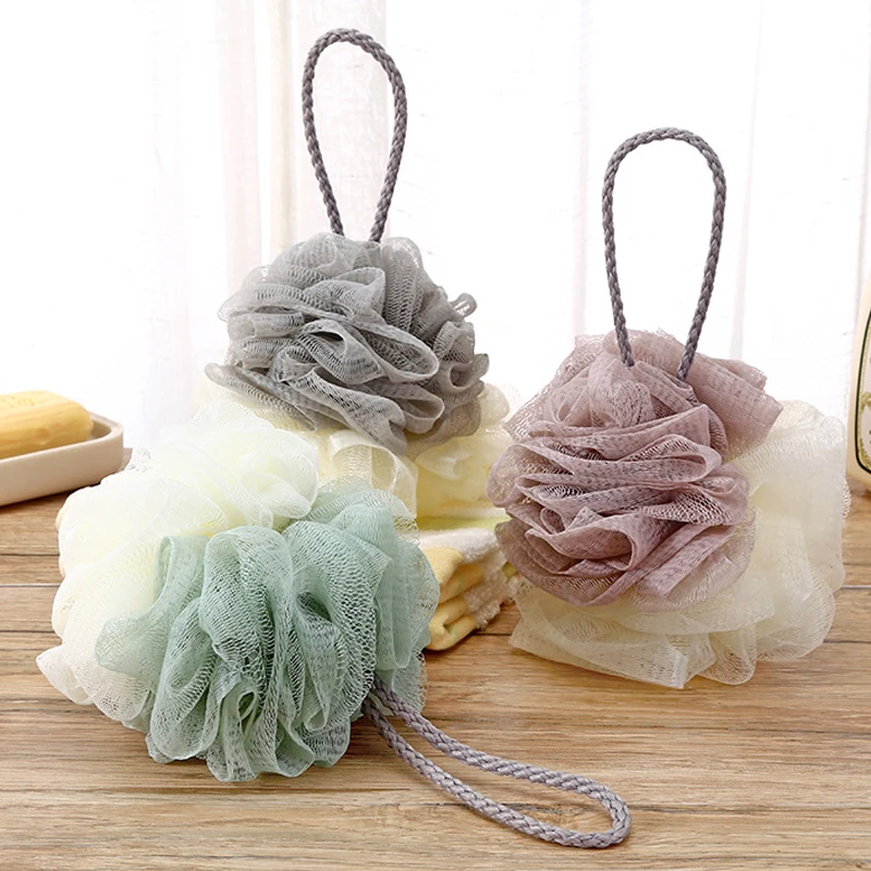 

Fashion Bath Ball Bath Tubs Cool Ball Bath Towel Scrubber Body Cleaning Mesh Shower Wash Sponge Product JWYYQ13