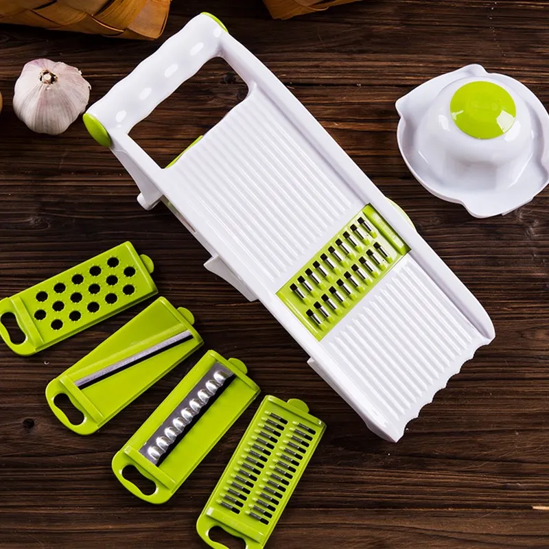 

Mandoline Peeler Grater Vegetables Cutter Tools with 5 Blade Potato Carrot Onion Vegetable Grater Slicer Kitchen Accessories