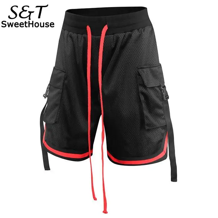 Новые спортивные мужские шорты быстросохнущие шорты для тренировок однотонные тренировочные шорты для бега с повседневными карманами на весну, лето, осень