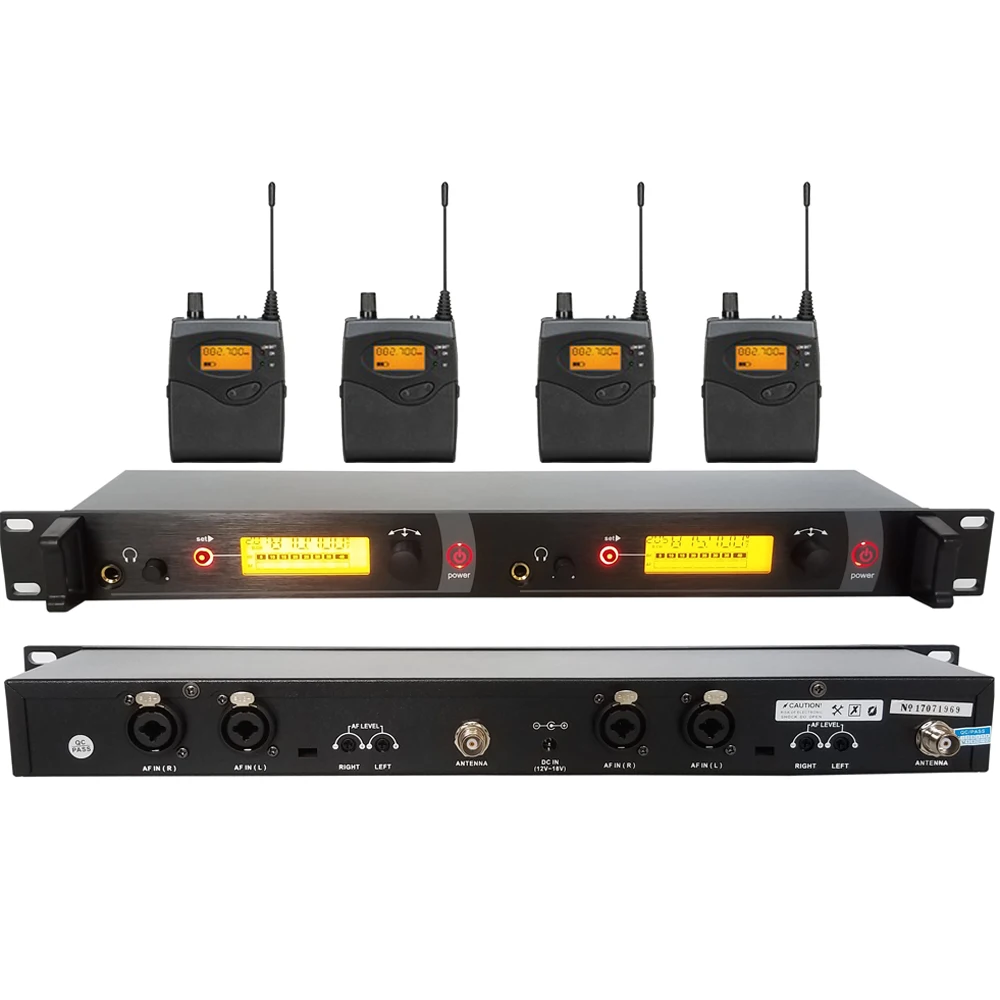 Popular in ear monitor systems 4 receivers IEM SR2050 Wireless Monitor System UHF In Ear