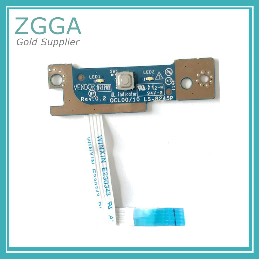 

Original for Dell Inspiron 15R 5520 7520 Laptop Power Button Board with Cable LS-8245P