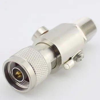 preço Equipamento De Proteção Do Conector Coaxial Rf, Equipamento De Alimentação Do Relâmpago N, Estação De Antenas, Conector Fraco, Proteção Macho Para Fêmea