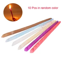 10 шт. ушные свечи лечение ушной Воск Удаление очиститель ушной раковины лечение Индианы Здоровый Уход ушной терапии аромат свечения