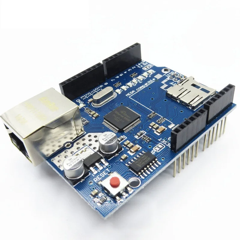 Плата разработки UNO Shield Ethernet W5100 R3 Mega 2560 1280 328 UNR только Для Arduino|Интегральные схемы|