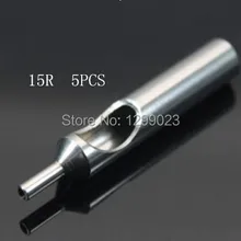 5 шт. наконечники из нержавеющей стали стерилизованные наконечники колпачки для татуажа наконечники 3R, 5R, 7R, 9R, 11R, 13R, 15R, 18R наконечники для машины для игл для ручек