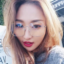 Longkeader, Квадратный, анти-синий светильник, оправа для очков, женские, мужские, классические, винтажные, прозрачные линзы, прозрачные очки