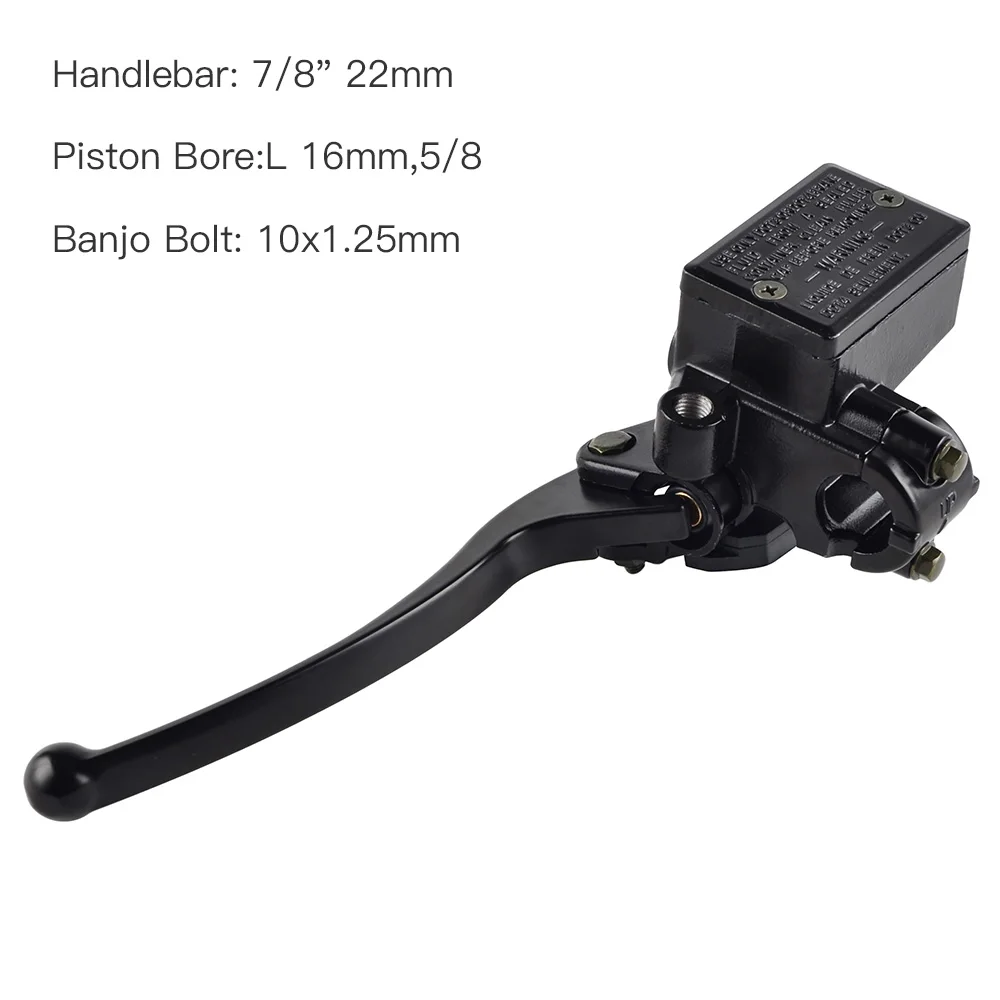 Nicecnc Right /& Left Universal 7//8 Hydraulic Brake and Clutch Master Cylinder Replace Yamaha XJR1200 FJR1300 XJR1300