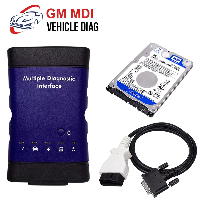 Автомобильный диагностический инструмент для GM MDI (2017 7)/MDI2 (2019 07) сканер OBD2 ECU