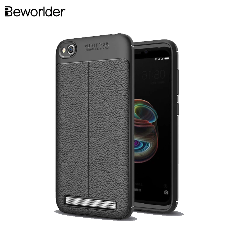 Beworlder For Xiaomi Redmi 5A Case Anti Slip Protective Phone Cover Back Shell TPU ShockProof Soft Silicone |