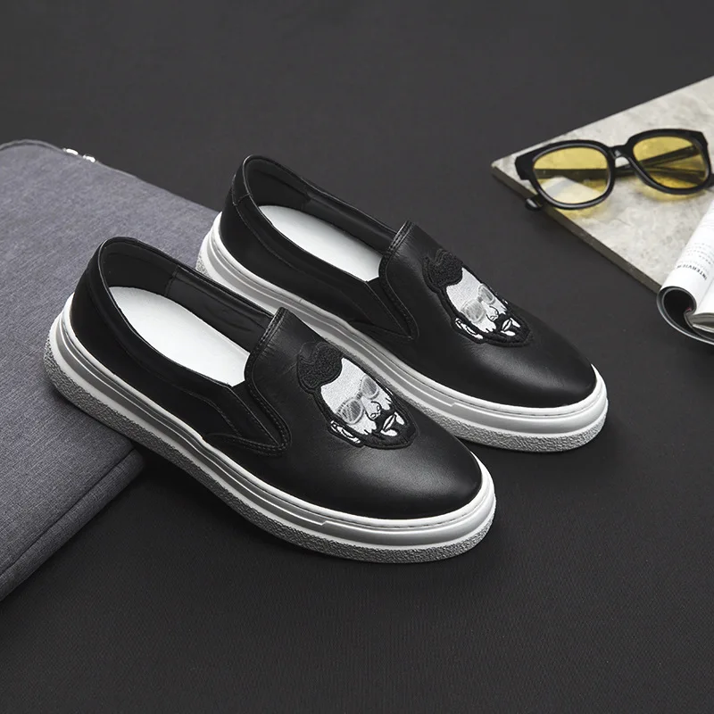 Cuir Sneaker Hommes Vache Paresseux D'été De allumette Automne Chaussures Respirant Tout En Printemps Occasionnels Mode Véritable gFqXXzw4v