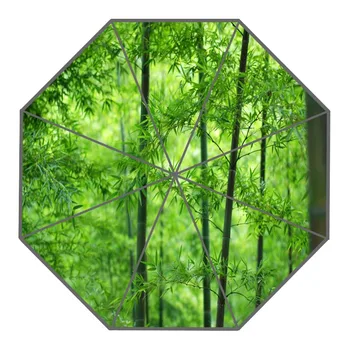 

New Arrive Custom bamboo Umbrellas Creative Design High Quality Foldable Rain Umbrella