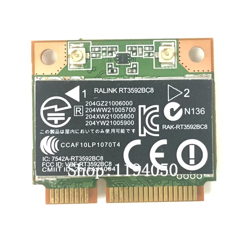 RALINK Rt3592 rt3592bc8 двухдиапазонный 300 Мбит/с Wi Fi metade Mini PCI E Беспроводная N карта SPS: 630813 001