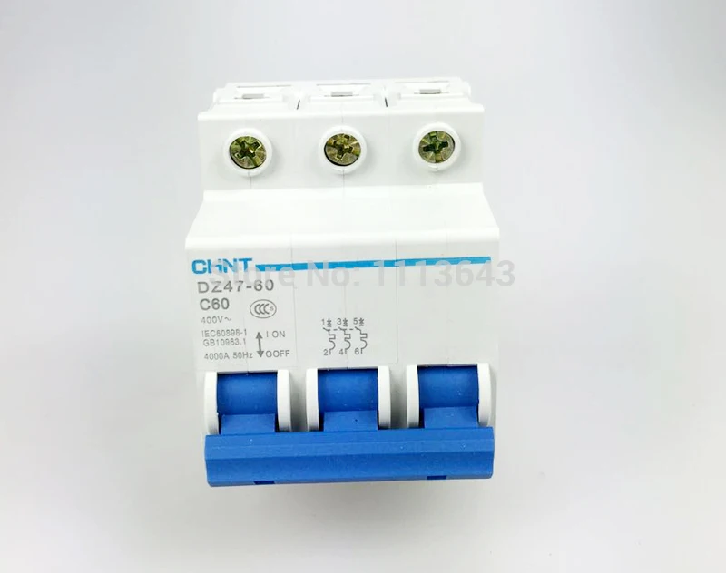 3P Home Use Little Safe Circuit Breaker 400V C Typecircuit breaker