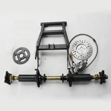 DIY четыре колеса картинг UTV Багги тормозной диск Звездочка GY6 колеса фланец ступицы шпильки ATV задний мост с маятником вилка