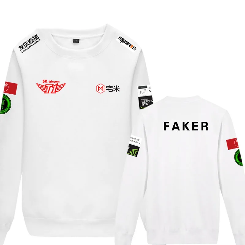 

Game SKT T1 Faker/Bang/Blank//Duke/Wolf/Peanut S6 LOL Unisex Long Sleeve Hoodie Sweatershirt Cosplay Hoodie S/M/L/XL/XXL New