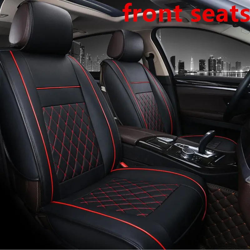 

PU Leather Car Seat Cover Full Set Universal Fit Most cars for Renault Sandero Stepway mazda2 cx3 CX-3 peugeot 2008 Seat cushion