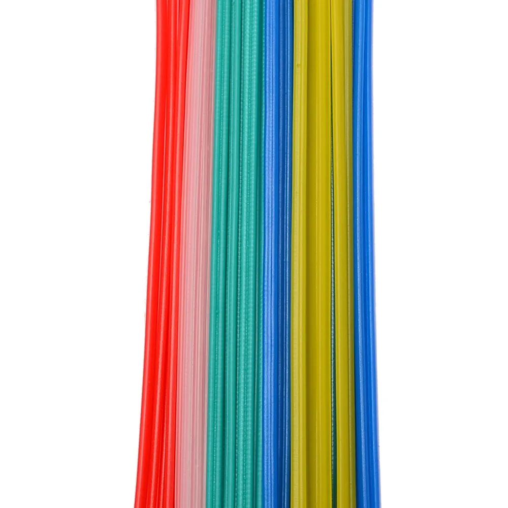 Welding Rods 50pcs 25cm Length Plastic Welding Rod Welder Stick 5 Color Blue White Yellow Red