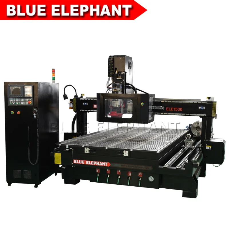 Фрезерный станок с ЧПУ Blue elephant 4 осевой atc 4x8 футов фрезерный для мебели