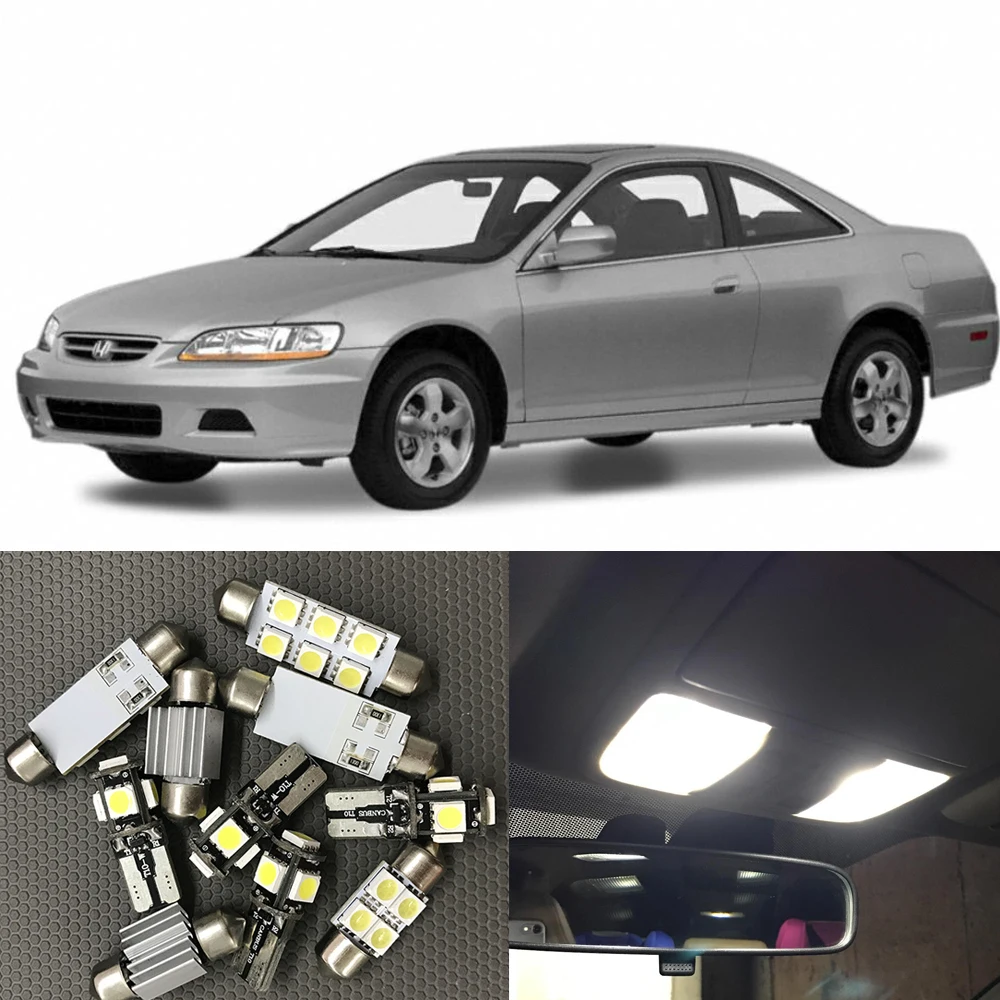 Us 10 68 11 Off 12pcs White Led Light Bulbs Interior Package Kit For 1998 1999 2000 2001 2002 Honda Accord Map Trunk Cargo License Plate Light In