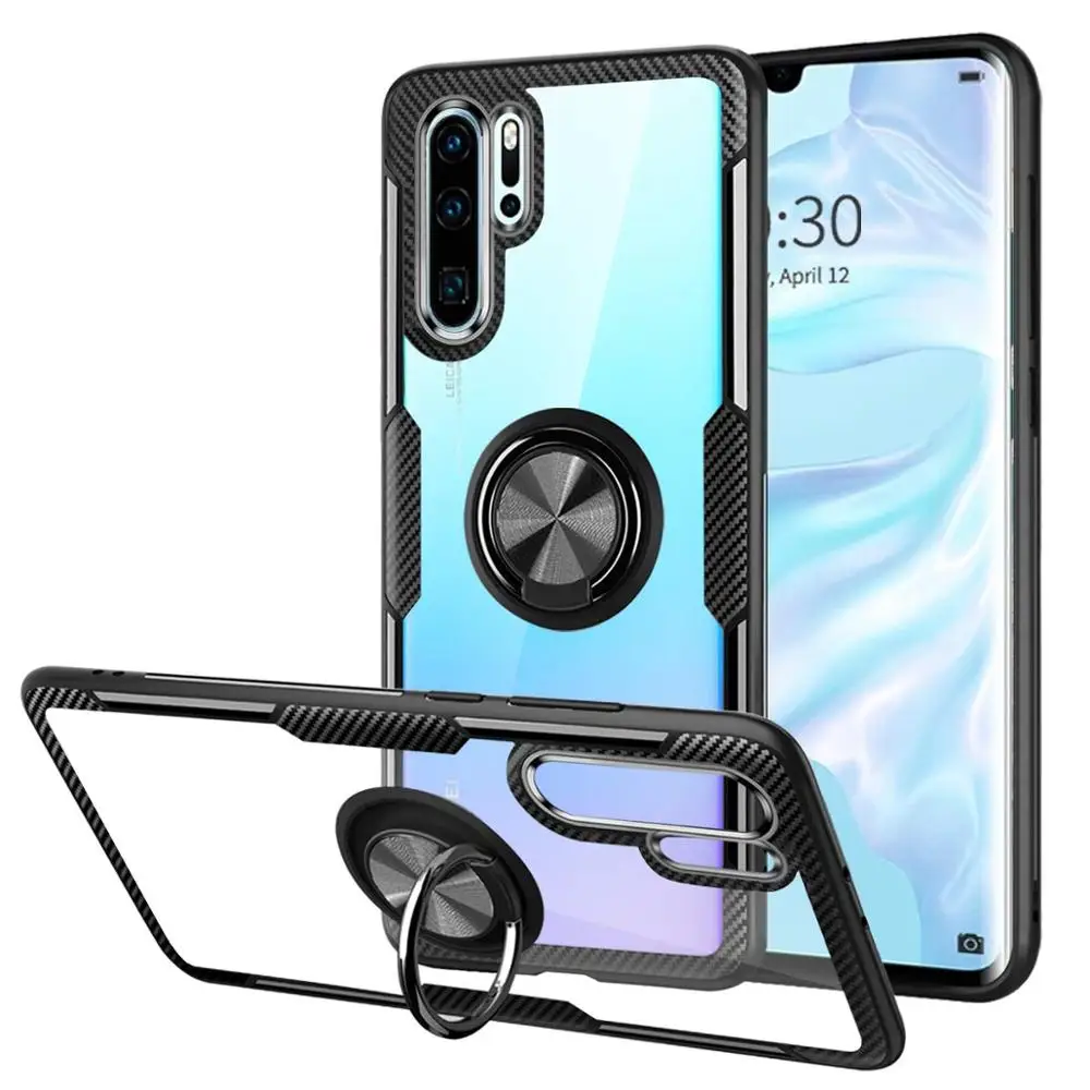 Чехол для Huawei P30 P20 Mate 20 Lite Pro чехол с кольцом подставкой силиконовый Honor 10 8X 8S 7X Play