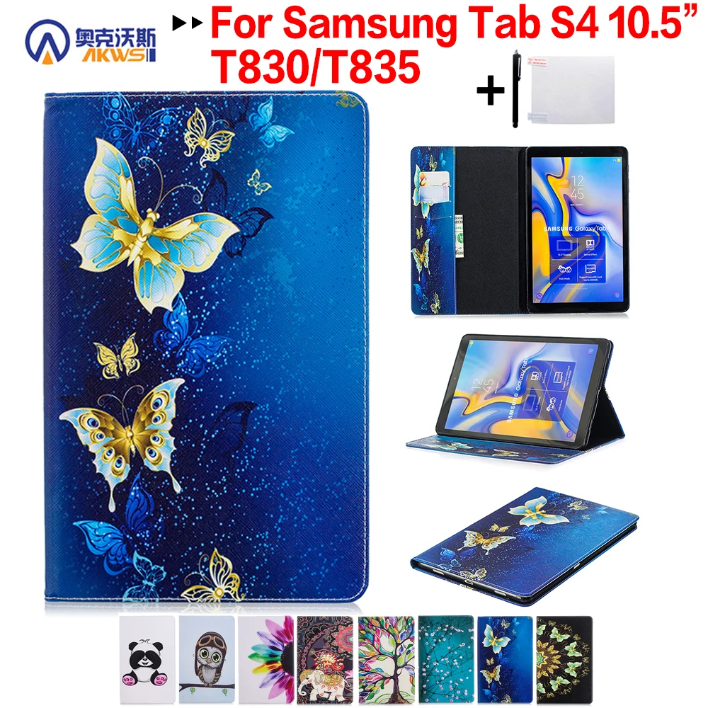 Walkers Tablet Case for 2018 Samsung Galaxy Tab S4 10.5 Inch T830 T835