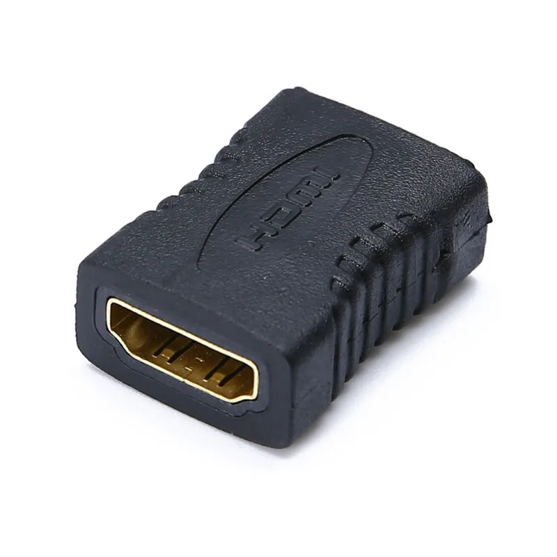 3 шт./лот Высокое качество черный HDMI Женский к HDMI Женский Разъем удлинитель Кабель HDMI удлинитель-адаптер с конвертером 1080P
