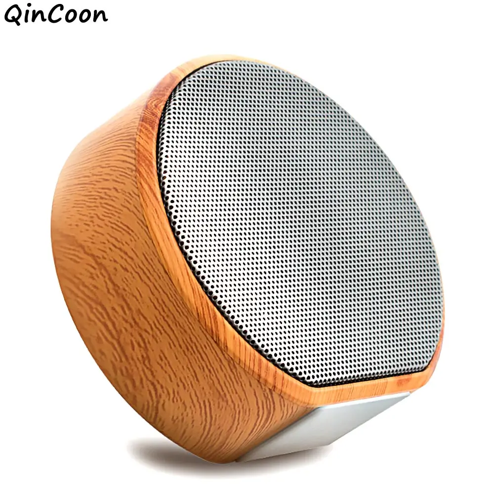 Ретро древесины Bluetooth динамик беспроводной стерео сабвуфер открытый портативный