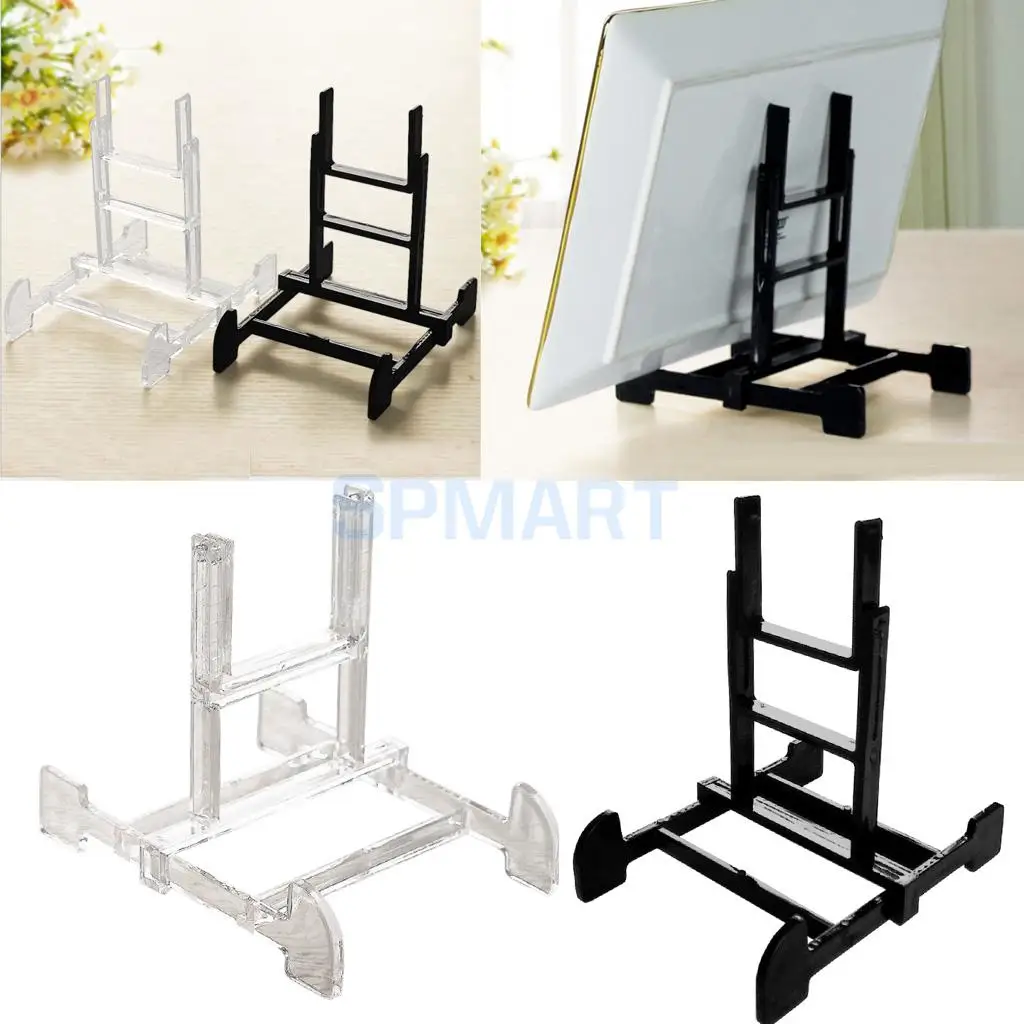 Adjustable Display Stand Easel Plate Holder Picture Photo Frame Art 