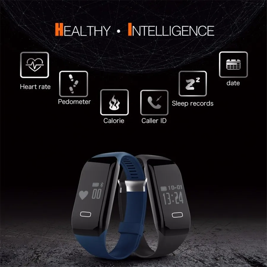 AWEI H3 heart rate sports smart Wristband FAST CLICK ONLINE