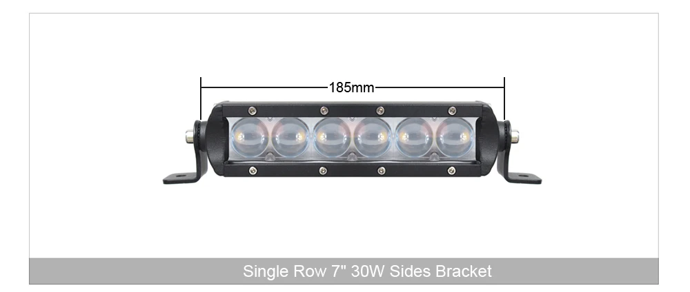 Однорядный 4D объектив Led 4x4 внедорожный светильник супер тонкий для автомобиля внедорожный 4WD грузовик ATV песочные рельсы Wat изогнутый вождения Точечный светильник s