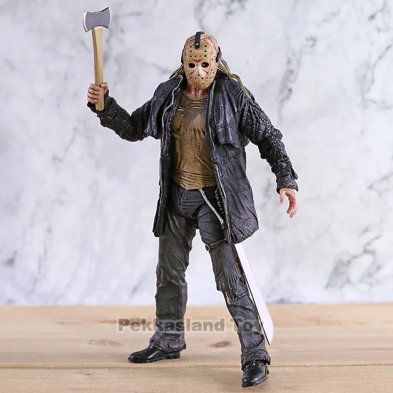 

2009 Deluxe Edition NECA Figure Friday the 13th Jason Voorhees Action Figure PVC Horror Collectibles Model Toy