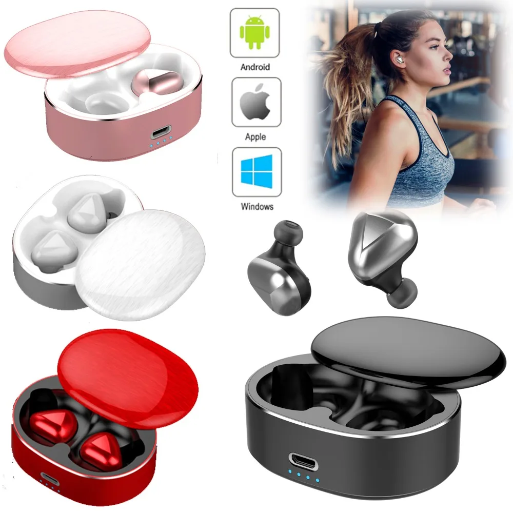 Беспроводная гарнитура Bluetooth 5 0 True Mini спортивные наушники вкладыши Hi Fi для