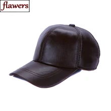 Новинка, унисекс,, натуральная кожа, бейсболка s, для женщин и мужчин, зимние шапки из натуральной кожи, повседневная, настоящая овечья кожа, бейсболка