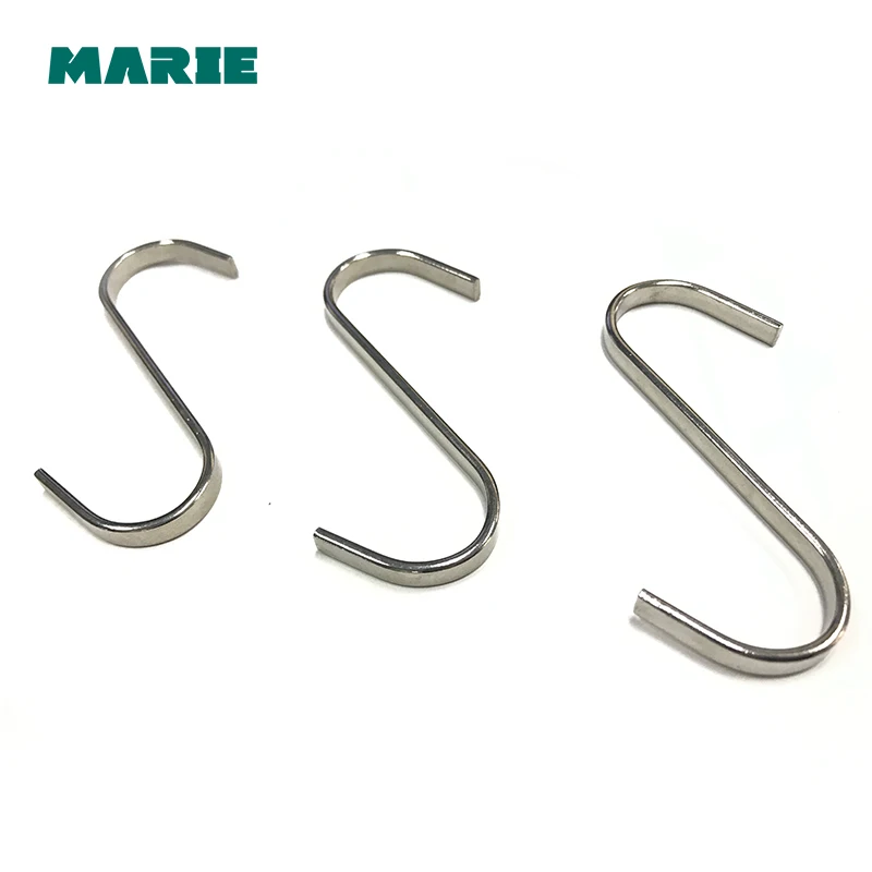 Powerful Stainless Steel S Shaped Hanger Hook Kitchen Bathroom Clothing Hanger Hooks Railing Clasp Holder Hooks For Pot Hanging
