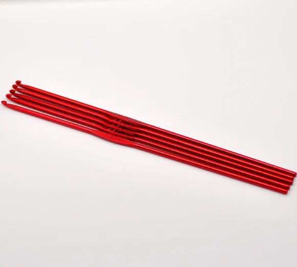 Алюминиевые крючком крюковые иглы случайный цвет 15 см x 2 5 мм шт|aluminium crochet needles|needle