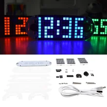 DS3231 Digital LED Dot Matrix Alarm Clock Kit Touch Key Precision Matrix diy electronic kit