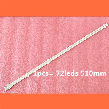 

6PCS/LOT 510mm LED Backlight Lamp strip 72leds For Samsung 46 inch LCD TV UA46D5000PR 2011SVS46 5K6K H1B-1CH BN64-01644A