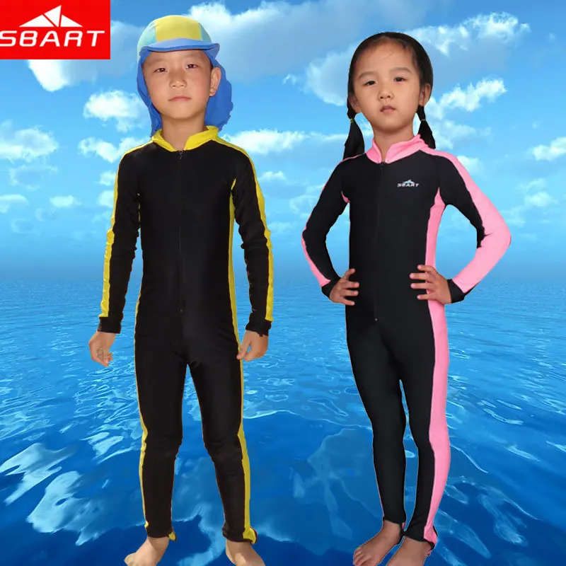 SBART Wetsuits Kinderen Upf50 Anti UV Zon Bescherming Lycra Wetsuit
