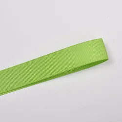 Premium Grosgrain Ribbon - 100 Yards - Light & Dark Green - Ideal for DIY Crafts, Dressmaking, and Wedding Decorations (Apple green 550)