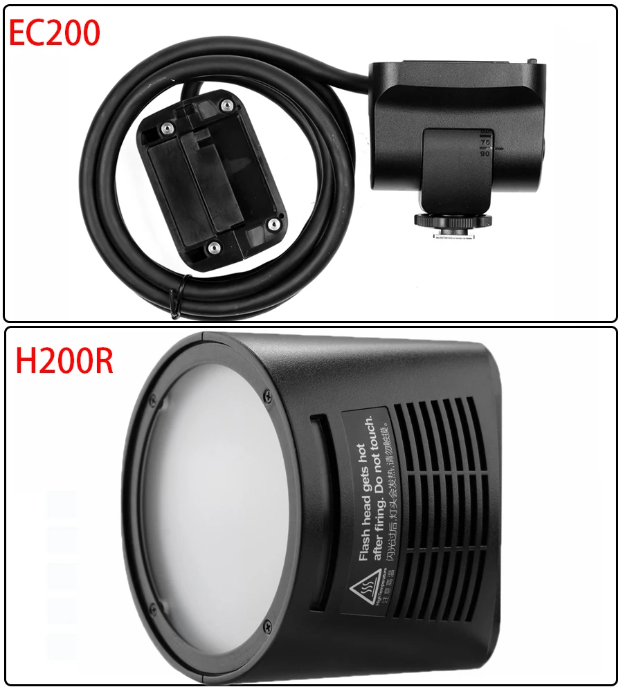 Godox AD200 аксессуар для вспышки H200R круглая головка для вспышки и EC-200 Удлиняющая головка AK-R1 R-S1-адаптер с отражателем цветовой температуры