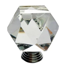 Sale of the new box shaped crystal drawer cabinet handle glass bathroom door handle to map to support