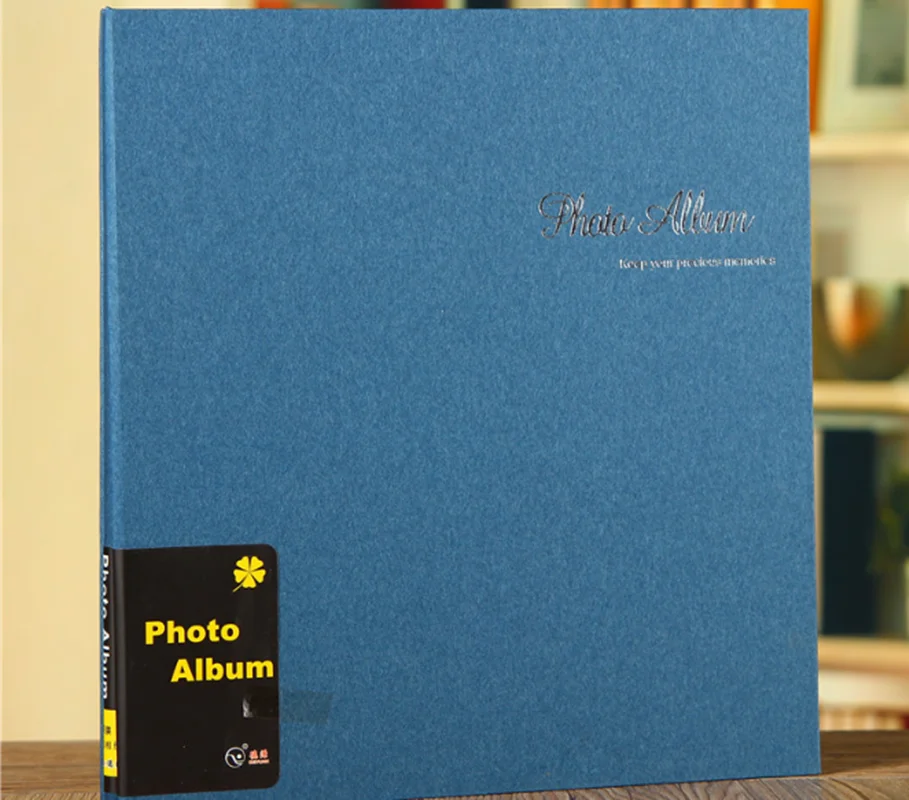 Self Adhesive Cheap Photo Album Red Blue Black Yellow Gray Colors Loose