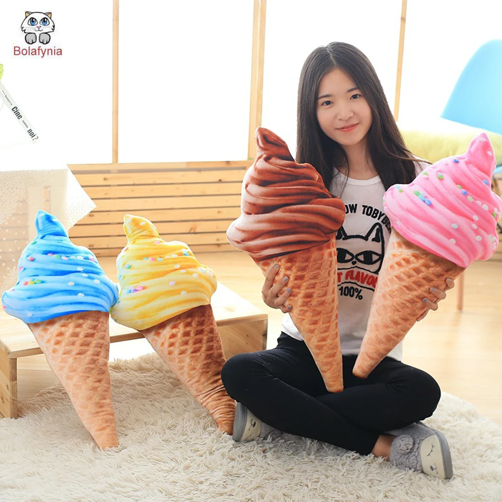 BOLAFYNIA Children plush toy Ice cream baby kids Christmas birthday