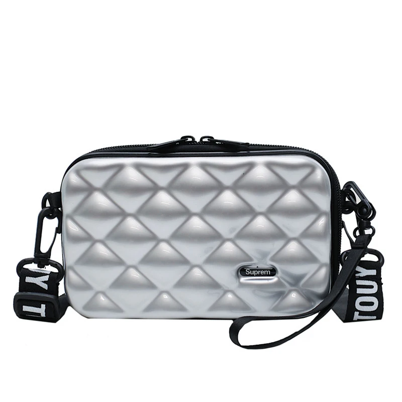 

PU Quality Fabric Korean Version of The Trend of Wild Messenger Bag Shoulder Mini Square Bag 2019 Summer New Women's Bag