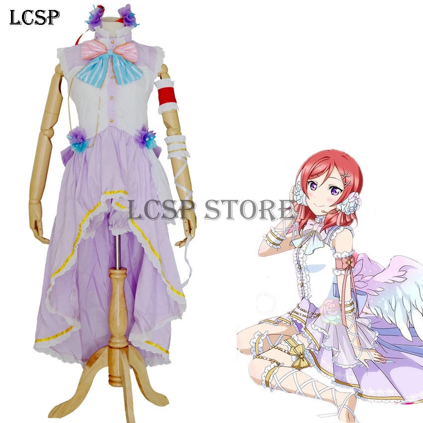 Lcsp LoveLive! Nishikino Маки косплей костюм японского аниме Love Live белый день единой одежда