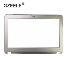GZEELE для hp для Pavilion DM1 DM1-3000 ЖК-дисплей переднюю крышку чехол рамка чехол крышка сборки ноутбука основа ЖК-дисплей экран зеркальные линзы в серебристой