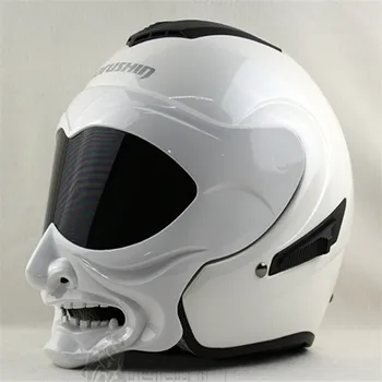 

NEW Arrival helmet samurai half face helmet marushin C609 dual lens for men genuine marushin grimace warrior helmet