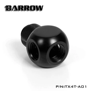 

Barrow TX4T-A01 G1/4 "X4 Black Silver Extender Rotation 4-way Cubic Adaptor Seat Water Cooling Computer Accessories